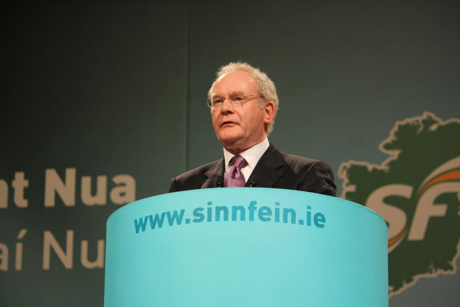  Martin Mc Guinness, un responsable historique du Sinn Fein, déterminé et passionné (Pierre Laurent)
